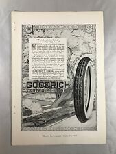 Goodrich Tires Advertisement April 1918 National Geographic Magazine WWI Vintage picture