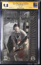 Texas Chainsaw Massacre Special #1 Platinum Foil, Signed Daddario CGC 9.8 picture