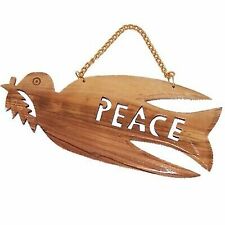 Shalom Dove of Peace crafted and carved by hand in Bethlehem from grade A Olive picture