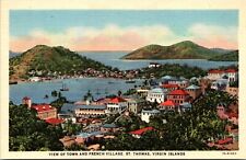 Postcard St Thomas Virgin Islands Birds Eye View B188 picture