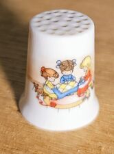 Vintage 1974 Hallmark Little Gallery Fine Porcelain Thimble Joan Walsh Anglund picture