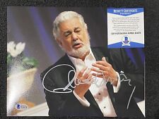 PLACIDO DOMINGO HAND SIGNED AUTO 8x10 PHOTOGRAPH BECKETT BAS THE KING OF OPERA  picture