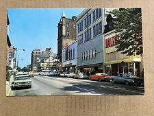 Postcard York PA Pennsylvania Market Street Shopping Old Cars Vintage PC picture
