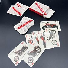 Great complete deck of vintage 80s Honda motorcycle/powersports playing cards picture