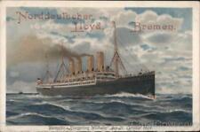 Steamer Norddeutscher Lloyd,Bremen Postcard Vintage Post Card picture