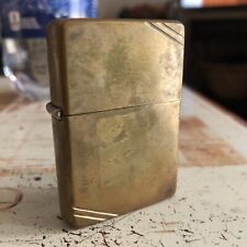 VINTAGE ZIPPO STRIPES ON TOP & BOTTOM MADE IN BRADFORD PA. picture
