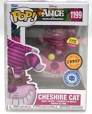 Funko Pop Alice in Wonderland Cheshire Cat CHASE FL Glow #1199 POP IN A BOX picture