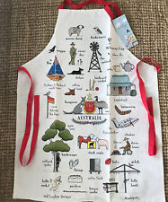 Australia Apron by Rodriguez “The tea Towel People “ N.W.T. picture