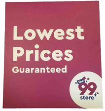 BANKRUPT 99 Cent Only Stores “Lowest Price Guaranteed/Deal Drops” Sign RARE picture