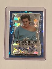 Leaf Pop Century Lori Petty Blue Cracked Ice Autograph Card 8/10 picture
