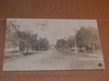 DOLTON IL - 1910 REAL-PHOTO POSTCARD - STREET VIEW - COOK COUNTY picture