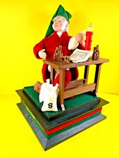 Rare Vintage Dickens Scrooge Musical Christmas Figure Holiday Creations  picture