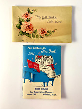 2 Vintage Date Books 1951 Norcross and 1948 Hallmark Both Unused picture