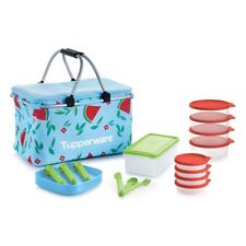 NEW Tupperware Host Collection Summer Picnic lunch Basket Set  picture