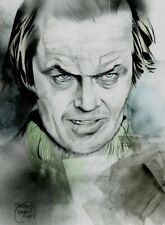Jack Nicholson as Jack Torrance ~The Shining:  Print Art by Shelton Bryant picture