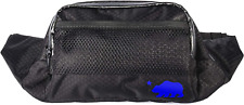Cali Crusher 100% Smell Proof Fanny Pack w/Combo Lock (Black/Blue) picture