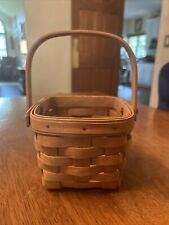 Longaberger 2005 Small Square Basket With Handle picture