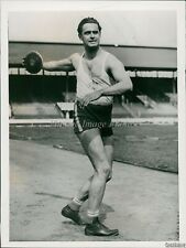 1936 Great Britain B.L Prendergast To Throw At Berlin Olympics Sports 6X8 Photo picture