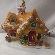Vintage OWell Christmas Gumdrop Ceramic House Limited Lighted Cookie Candy 7.5