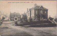 South Paris Maine Oxford County Building Unposted Vintage Postcard picture