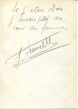 Fernand Francell French Opera Tenor Singer Actor Opera-Comique Signed Autograph picture