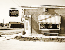 1937 Petersons Saloon, Mizpah, Minnesota Old Vintage Photo 8.5