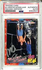 1992 Pacific MARK PAUL GOSSELAAR & MARIO LOPEZ Signed Card #10 PSA/DNA Slabbed picture