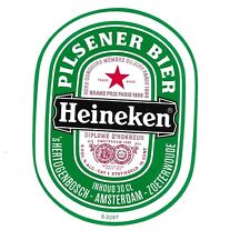 1980's Vintage Heineken Beer Label Amsterdam picture