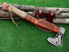 MDM Beautiful Handmade Viking Axe Custom Norse Axe, Christmas Gift , Pack Axe picture