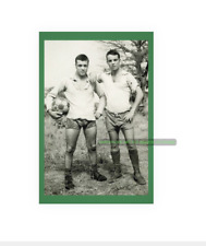 POSTCARD Print / Soccer buddies, 1950s picture