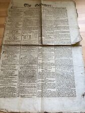 Antique Newspaper - The Gazetteer - March 25th 1797 - French Revolution picture