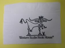 Vinatge Western Sizzlin Steak House Napkin picture