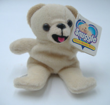 Snuggle Teeny Bean Bear Plush Stuffed Animal Beanie 1999 w/ Tag picture