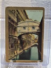 1911 T99 Pan Handle Scrap Tobacco Card The Bridge Of Sighs Sights & Scenes picture