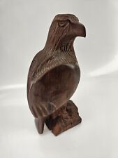 Hand Carved Wooden Eagle 8.5