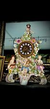 vintage antique clocks Meissen porcelain  picture