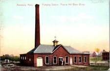 Postcard Pumping Station Powow Hill Water Works Amesbury Massachusetts MA   2561 picture