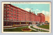 Chicago IL-Illinois, New Chicago Beach Hotel, Vintage Postcard picture