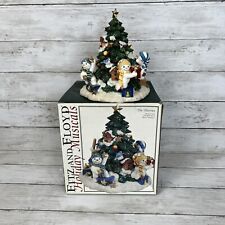 Fitz and Floyd 2002 Holiday Musicals The Flurries Music Box Original Box WORKS picture