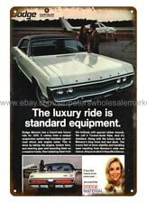 1969 - 1970 Dodge Monaco Luxury Ride Car Auto metal tin sign home decor website picture