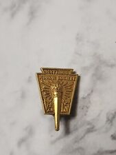 Vintage Gold Filled NATIONAL HONOR SOCIETY Member Award LAPEL PIN GF picture