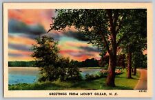 North Carolina - Greetings from Mount Gilead - Vintage Postcard - Unposted picture