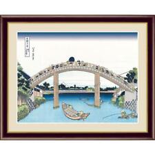 Katsushika Hokusai Fukagawa Permanent Bridge Thirty-Six Views Of Mt. Fuji F4 Siz picture