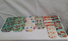 Vintage Christmas Paper Gift Bags with String Multiple Sizes New Old Stock 14 Pc picture