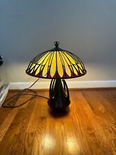 Antique Leaded Art Table Lamp picture