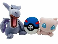 *LOT* Pokémon Small Plush; Aerodactyl / Mew / Great Ball picture