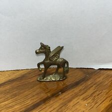 Vintage Miniature Brass Pegasus Figurine 2.25