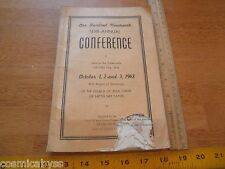 1948 Church of Latter Day Saints conference book Utah Mormon George Albert Smith picture