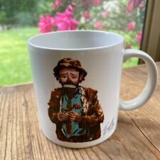 Vintage Emmett Kelly Circus Collection Collectible Mug - Japan 1986 picture