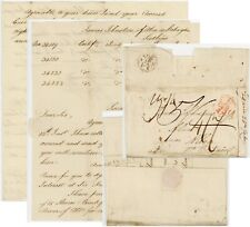 1805 LETTER to JAMES JOHNSTONE ALLOA re BANK OF UNITED STATES SHARES + INTEREST picture